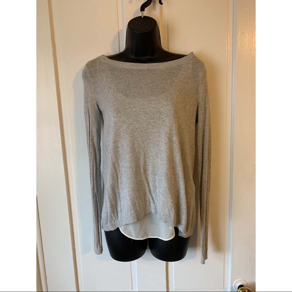 EXPRESS Grey double layer sweater size XS